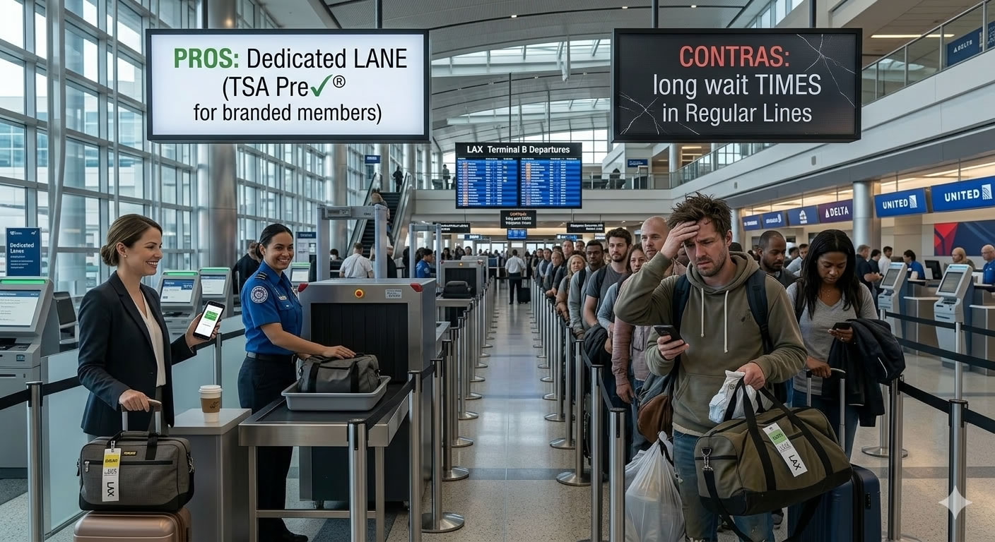 Pros and Cons at LAX airport
